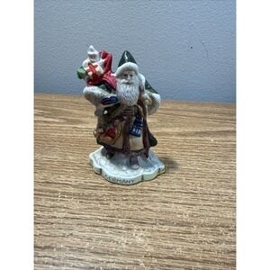 Vintage 1991 Porcelain Santa Clause Figurine, RSVP #8902 Germany, Made in Taiwan